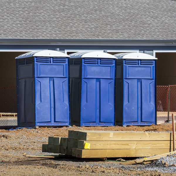 are there any restrictions on what items can be disposed of in the portable toilets in Verdi